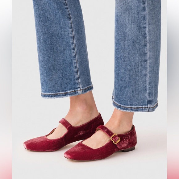 Sam Edelman Michaela Mary-Jane Flats, size 9, color: Raspberry Mauve - Picture 1 of 9